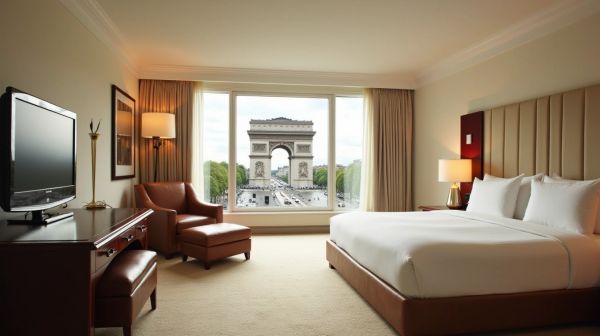 Où séjourner dans un hôtel avec vue sur l'Arc de Triomphe