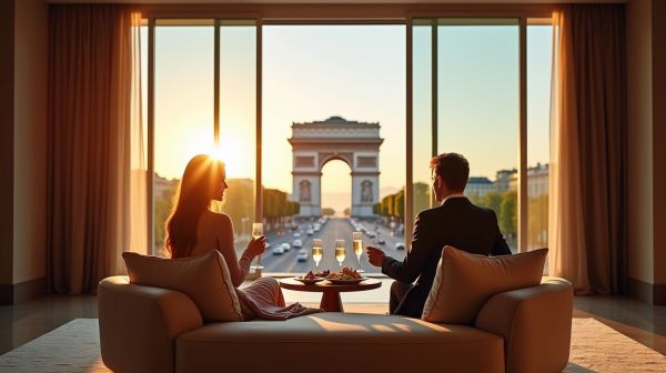 Où séjourner dans un hôtel avec vue sur l'Arc de Triomphe