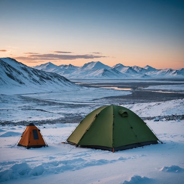 Quels sont les équipements nécessaires pour un camping en région de tundra en hiver?